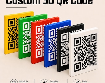Custom 3D QR Code Sign for Display