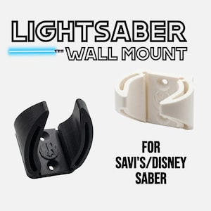 Lightsaber Wall Mount for Savi's/Disney Sabers | Vertical Display Bracket image 1