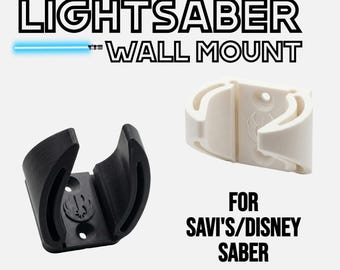 Lightsaber Wall Mount for Savi's/Disney Sabers | Vertical Display Bracket