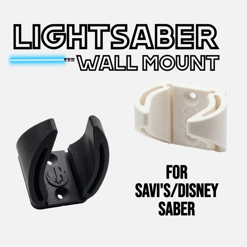 Lightsaber Wall Mount for Savi's/Disney Sabers | Vertical Display Bracket image 1