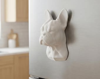 French Bulldog Fridge Magnet | Frenchie Decor | Small Refrigerator Accent