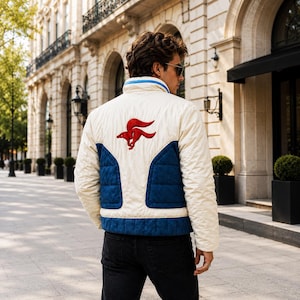Star Fox Cosplay Jacket | Men’s Genuine Leather Gamer Biker Coat | Custom Fit Artisan Design