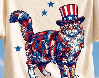 Funny 4th of July Png, 4th of July Cat, 250th Anniversary Png, Cat Lover Png, Patriotic Cat Gift, Fiurth Of July Cat Mom Png