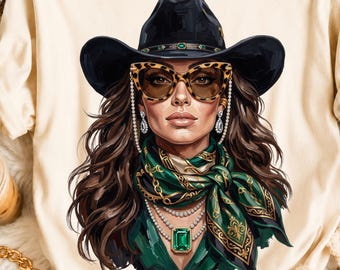 Western Glam Cowgirl Png, Boujee American Texas Girl, Bling Fashion Sublimation, Luxury USA Mascot Graphic, Boutique Shirt PNG