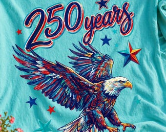 250 year America PNG, Eagles Vintage 4th of July Graphic for tee ,usa eagle american flag (digital download)