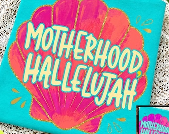Maternidad, Aleluya PNG, Verano PNG, Religioso PNG, Mamá PNG, Viral PNG, Preppy PNG, Camiseta gráfica PNG, Frase pegadiza PNG
