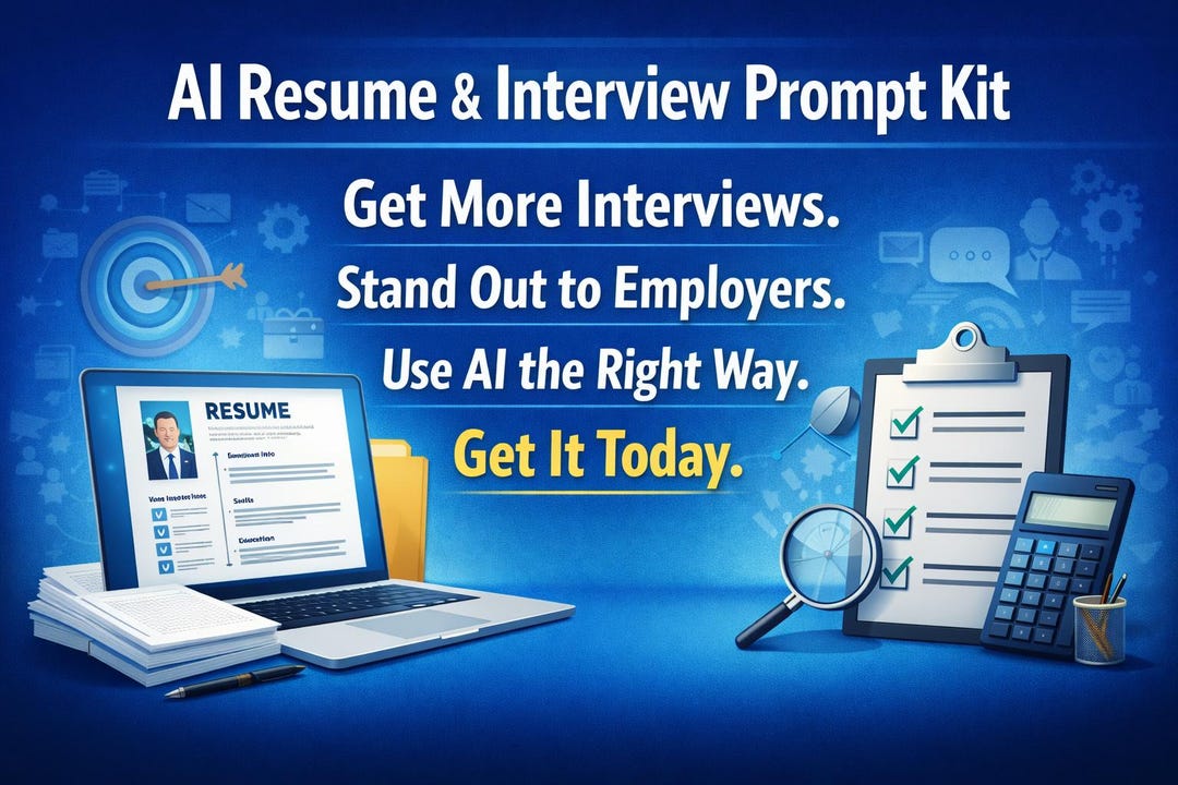 AI Resume & Interview Prompt Kit for Job Seekers (digital Download) - Etsy
