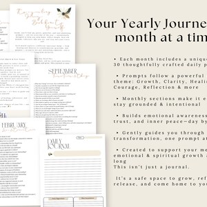 365 journal prompts manifestation journal yearly shadow work printable minimalist self-care mental health wellness reflections beginner friendly gratitude daily self-help journal personal growth and empowerment self-discovery and mindfulness writing prompts emotional healing digital prompts guided journal mood journal therapy journal