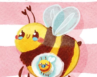 Greeting Card - Mother to bee