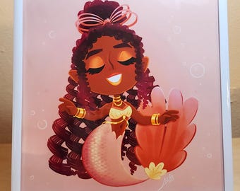 Golden Mermaid - Print