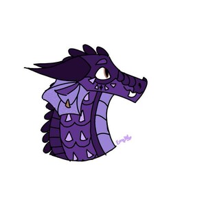 Custom Wings of Fire OC Digital Drawing- Headshot image 2