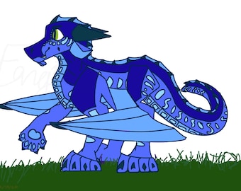 Custom Wings of Fire OC digital drawing- FULL BODY