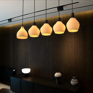 Japandi Wabi-Sabi Pendant Lampshade for IKEA Hemma Skaftet, Sunneby, HavsdJup, Jällby, Stråla |  Warm Ambient Light Diffuser