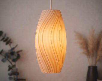 Japandi Flow Pendant Lampshade for IKEA STRÅLA | Sculptural Wabi-Sabi Light Diffuser