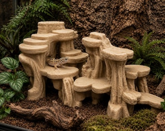 Wide Canyon 3D Background | Terrarium & Vivarium Decor | DnD, Wargaming Terrain | Custom Sizes and Glow/Color Options
