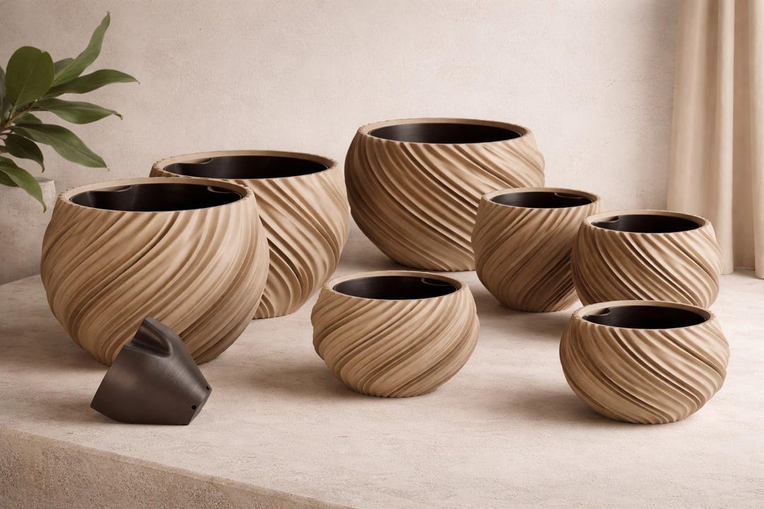 Caapi & Yagé - Aya Collection | Sculptural Self-watering Planter ...