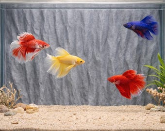 Mountain Rock Wall Aquarium Background Style III | Terrarium Vivarium Backdrop | Reptile Climbing Wall | Color Options Glow-in-the-Dark