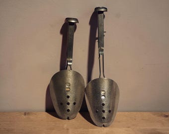 Hormas metálicas para zapatos EKCO USA vintage, ajustables, juego de 2