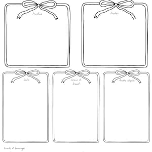 Wekelijkse boodschappenlijst en maaltijdplanner | Gecategoriseerd winkelblad (directe download)