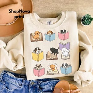 Unearth a Story Summer Reading PNG, Library Summer Reading Program, Book Lover dogs, Kids Reading Shirt Design,