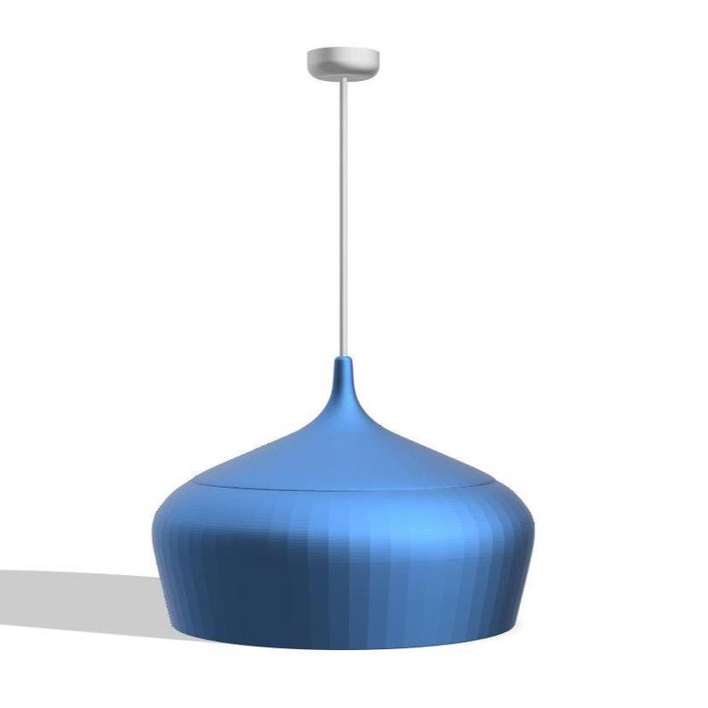3D STL Miniature Lamp Model, 1:12 Scale Dollhouse Lighting (Digital File) image 8