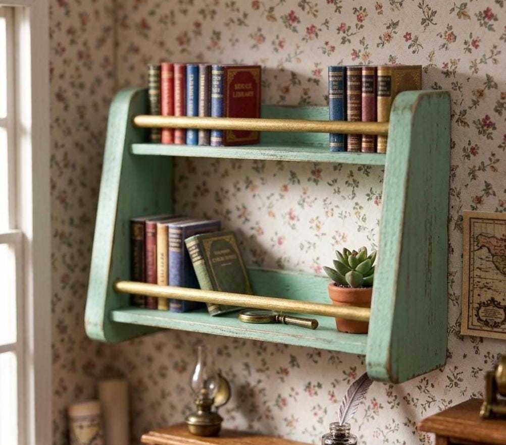 Miniature Stl 3D Decorative Wall Shelf Tiny Shelf for Dollhouses and ...