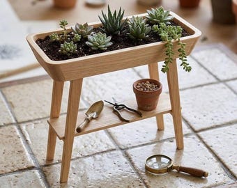 STL Miniature Planter Stand - 3D Printable Shelved Home Furniture for Dollhouses & Miniatures, Ideal Gift for Miniature Collectors