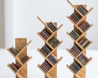 miniature STL 3D Bookcase Model, Tiny Decorative Shelving for Miniature Scene Decor, Ideal Gift for Dollhouse & Craft Enthusiasts