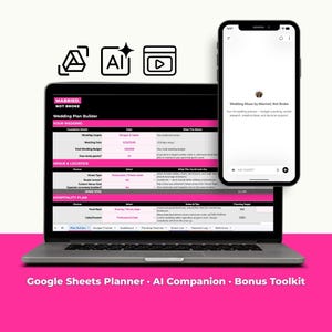 AI Wedding Planner + Google Sheets | 5K-20K Wedding Budget Tracker & Builder