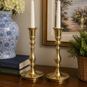 Baldwin Brass Candlestick 7 Inch - Etsy
