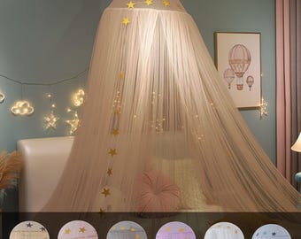 Star Bed Canopy | Princess Mosquito Net, Toddler Nursery Decor