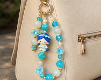 Princess Jasmine Inspired Bag Charm – Handmade Purse Charm, Backpack Charm, Fairy Tale Accessory
