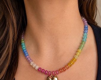 Chunky necklace - trendy necklace - Anthropologie inspired- trendy jewelry