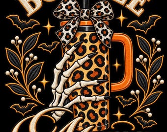 Boojee Coquette Leopard Bow Mama PNG,