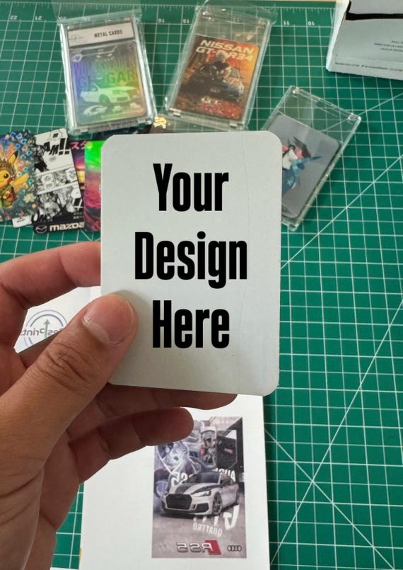 Custom Metal Trading Card with Case - Very Durable Made with Metal