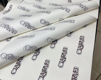 Papel de seda personalizado con marca, embalaje con logotipo para regalos corporativos