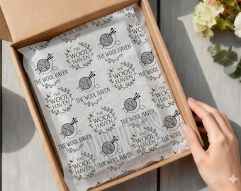 Custom Branded Tissue Paper, Logo Packaging for Corporate Gifts