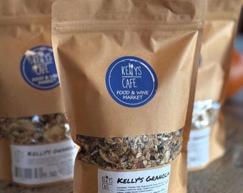 Custom Kraft Stand-Up Pouches: Recyclable Food Storage with Clear Window-Kraft bag-Storage Kraft Bag