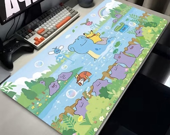 Pokémon Ditto Lapras Pikachu Game Table Playmat Card CCG Pad Mousepad 24