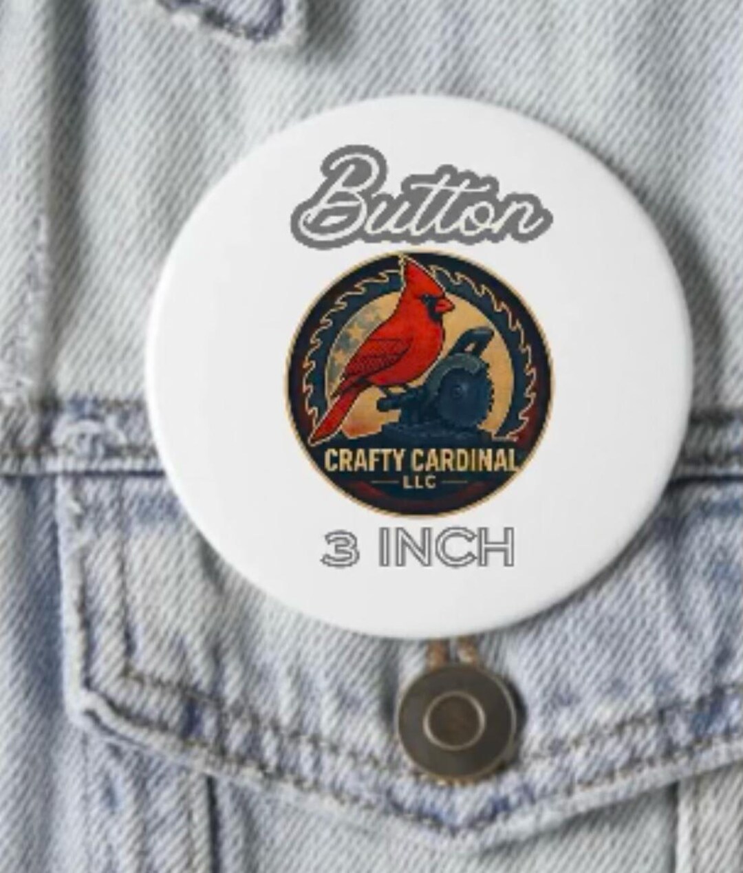 3 Inch Button/pin - Etsy