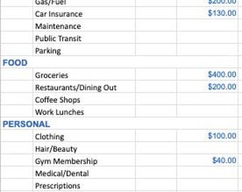 Zero Based Budget Planner Excel | Every Dollar Spreadsheet | Monthly Finance Tracker