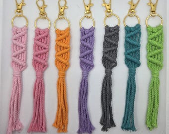 ZigZag Macrame Keychains