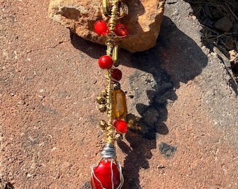 Rose Bud Bedazzled Gardening clip