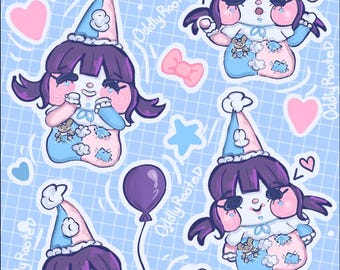 Circus Days Holographic Sticker Sheet
