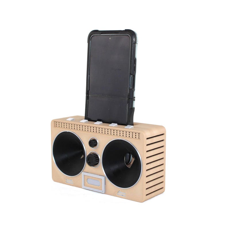 Retro Boombox Phone Sound Amplifier - Etsy