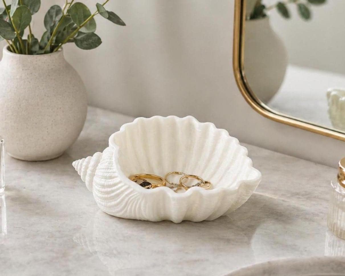 白い貝殻皿 - Etsy 日本