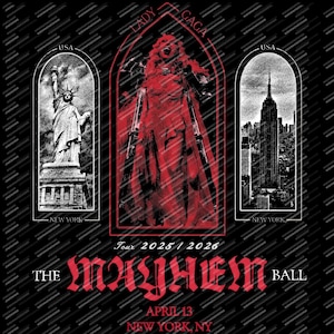 NYC Exclusive Mayhem Ball Tour Heart Shirt | New York City April 13 Concert Tee | Mother Monster Triptych | Little Monster MSG Apparel