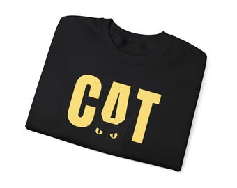 Maglietta grafica minimalista con gatto, maglietta con meme sarcastico, streetwear con gatto nero