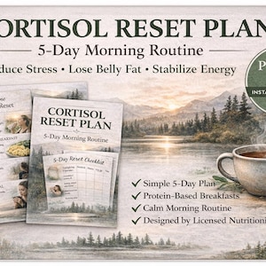 Cortisol Reset Guide for Women | Stress Belly Fat & Hormone Balance Plan