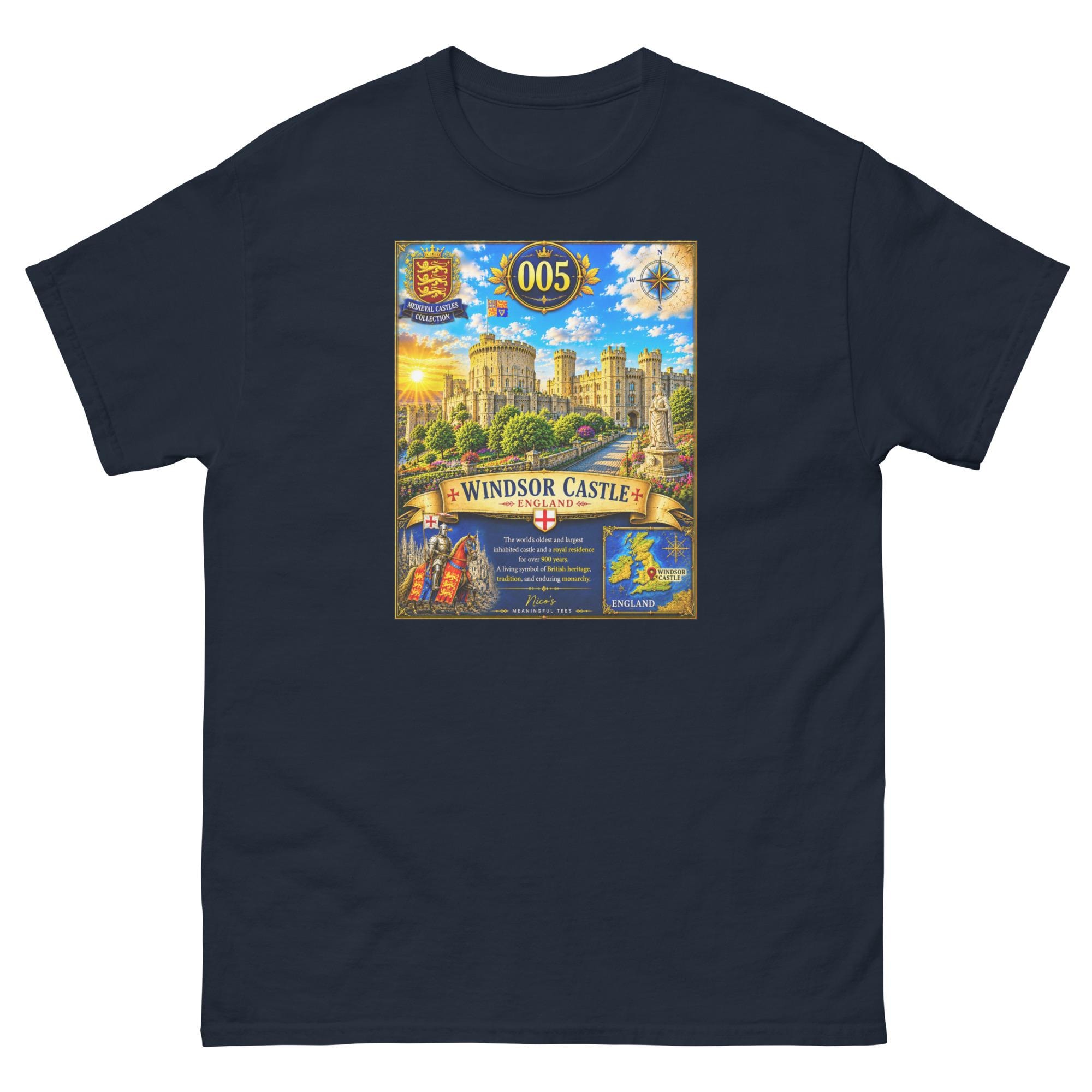 Windsor Castle T Shirt - Etsy